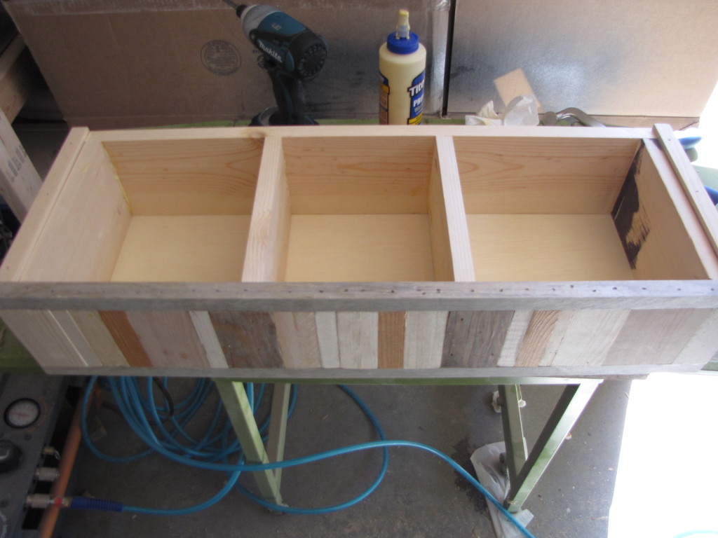 floating shelf almost complete